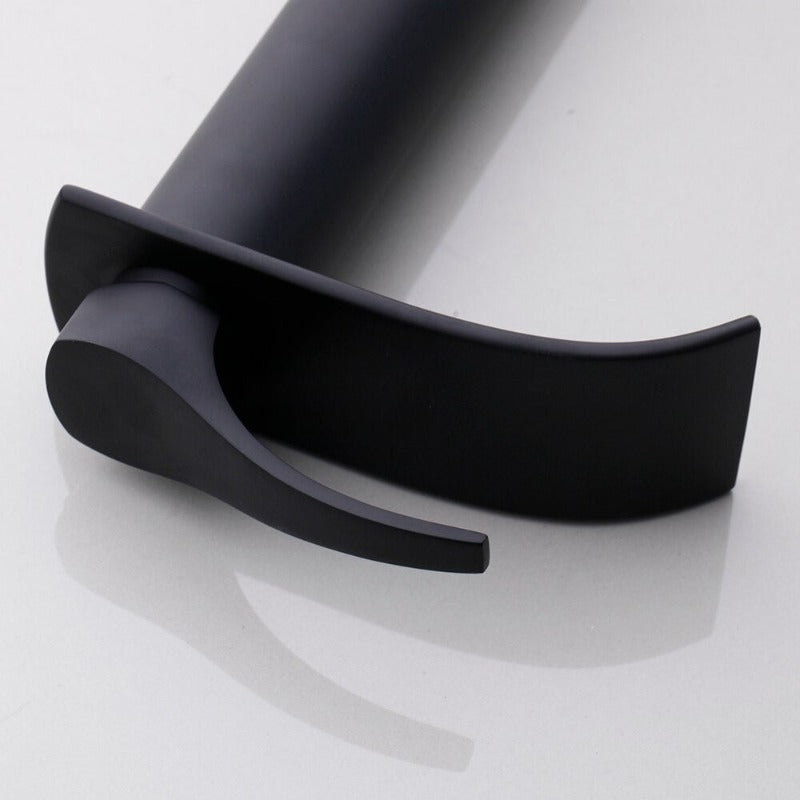 Matte Black Wash Basin Shor Bathroom Faucet Basin Sink Tap