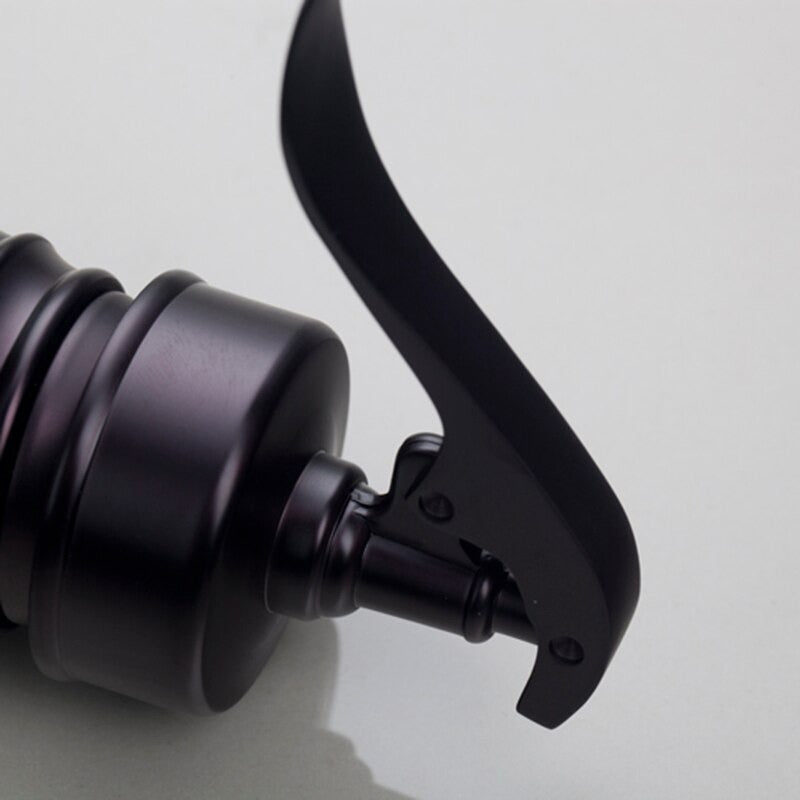 Black Painting Waterfall Bathroom Faucet Mixer Tap