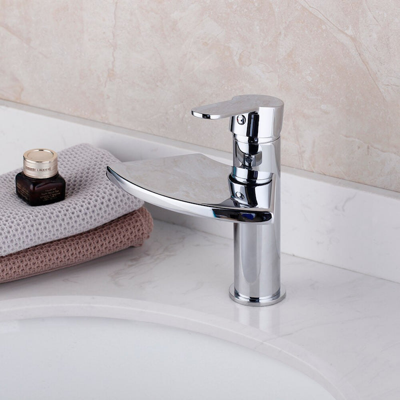 Bathroom Basin Chrome Finish Faucet