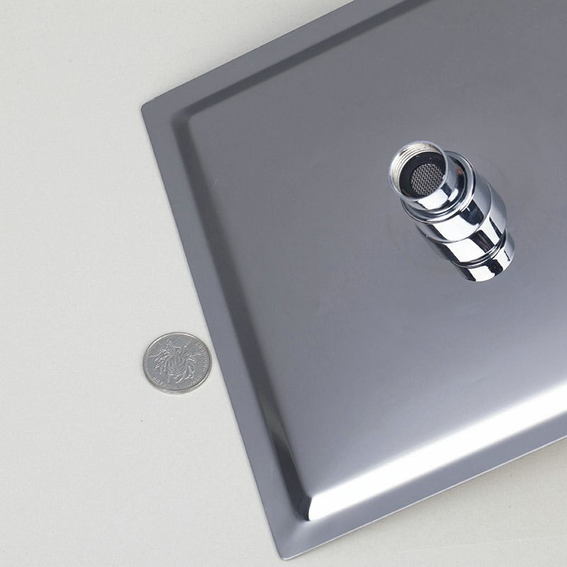 8 Inch Wall Mounted Luxury Square Head Shower Set