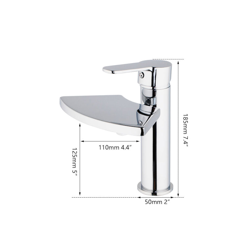 Bathroom Basin Chrome Finish Faucet