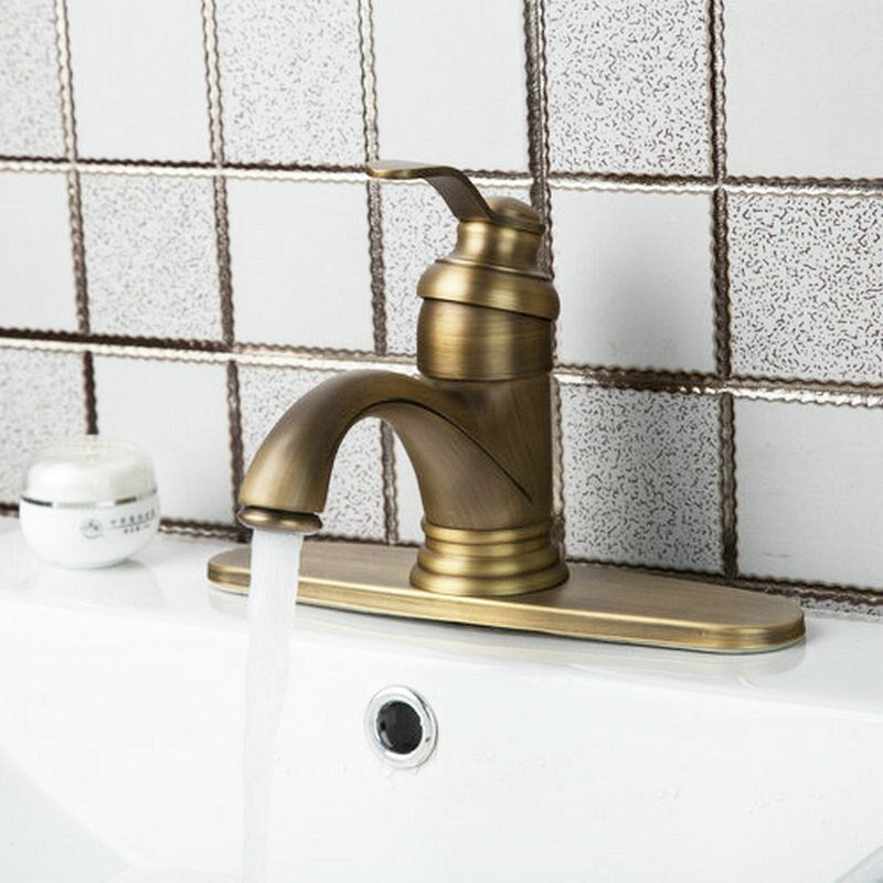Antique Deck Mounted Basin Faucet