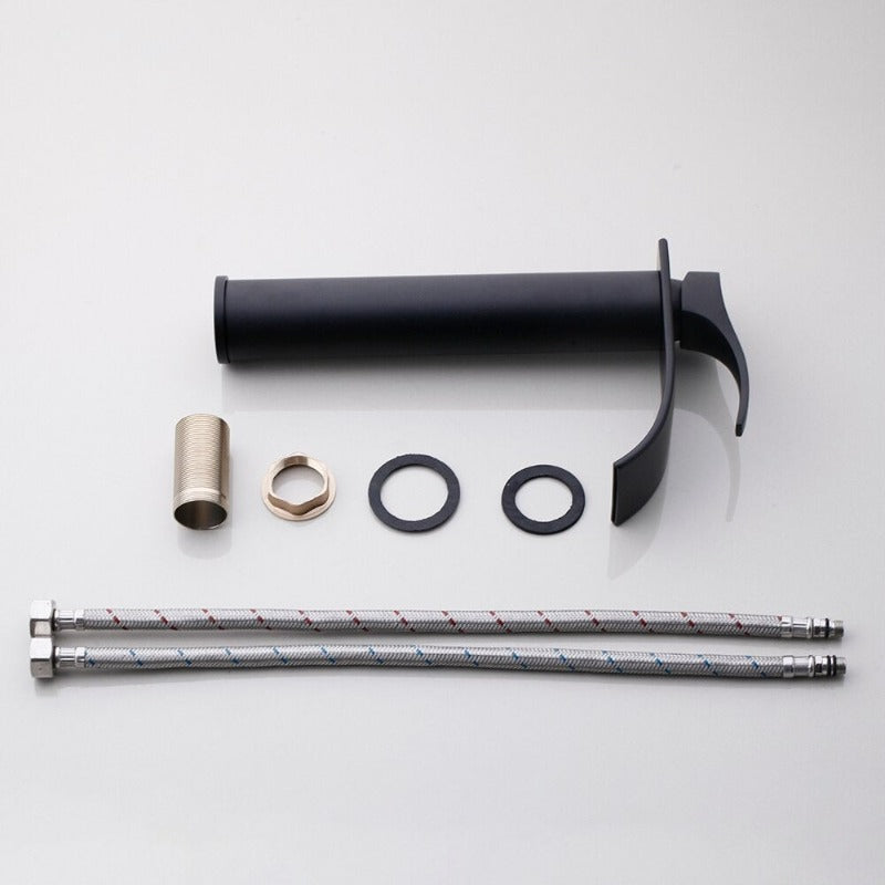 Matte Black Wash Basin Shor Bathroom Faucet Basin Sink Tap