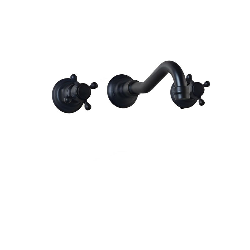 Antique 2 Handles Mixer Bathroom Faucet Tap