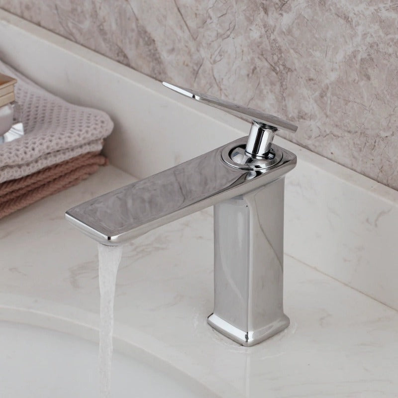 Steam Spout Wash Basin Sink Mixer Taps Faucet