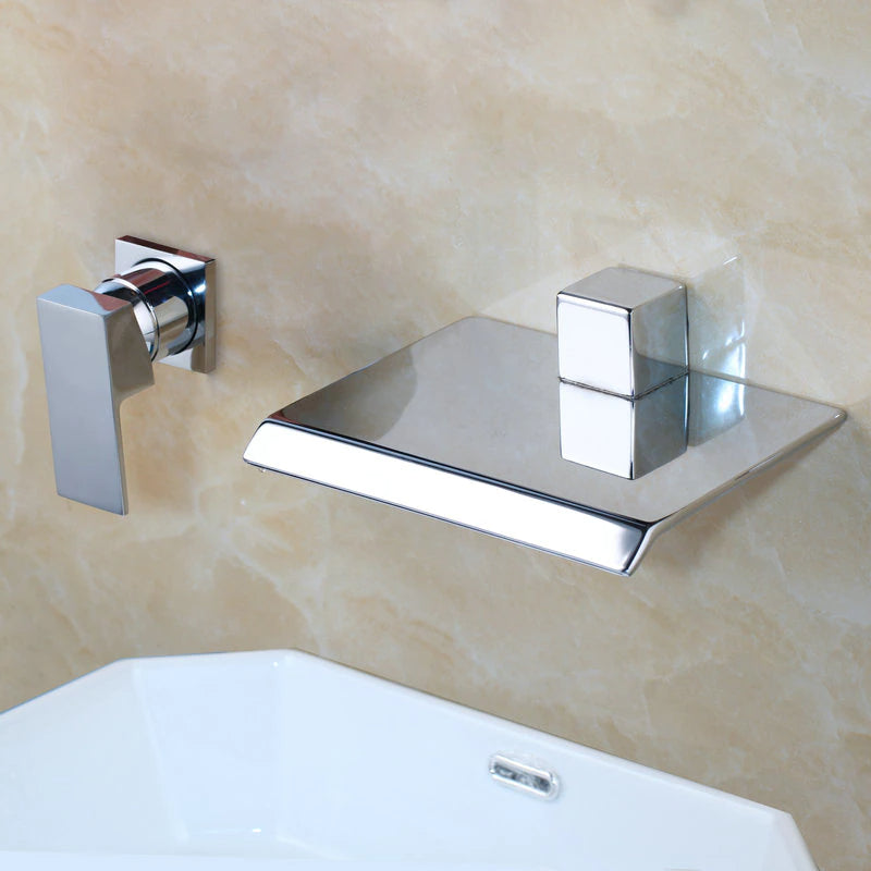 Bathroom Wall Mounted Waterfall Faucet
