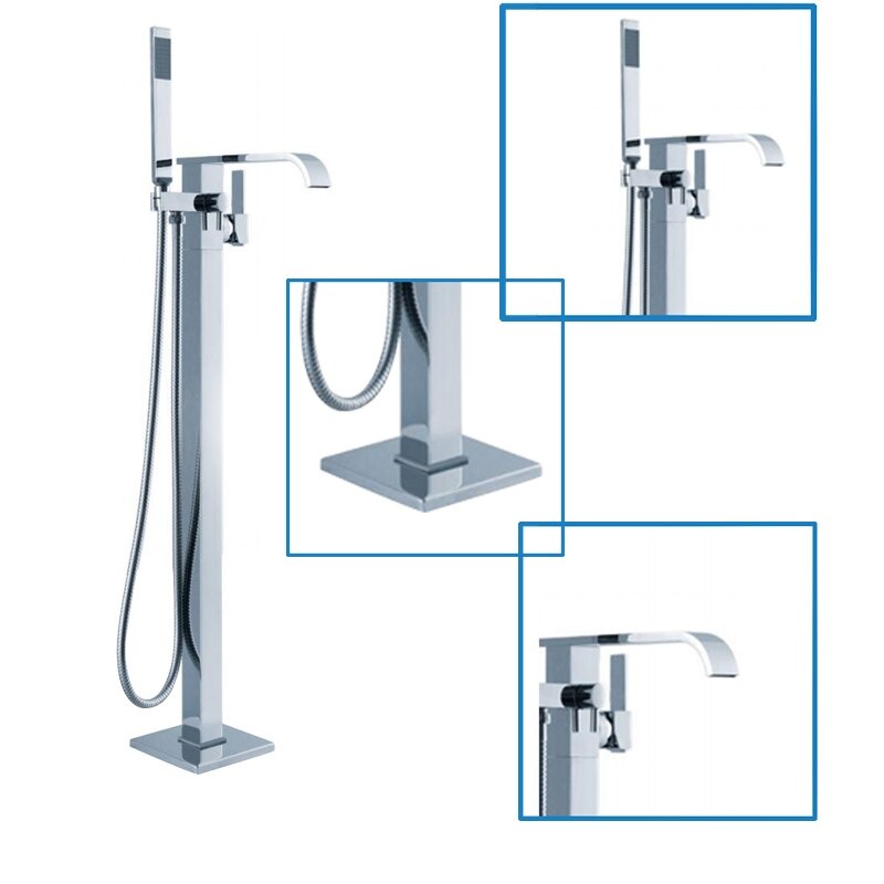 Soild Brass Single Handle Bathtub Shower Set