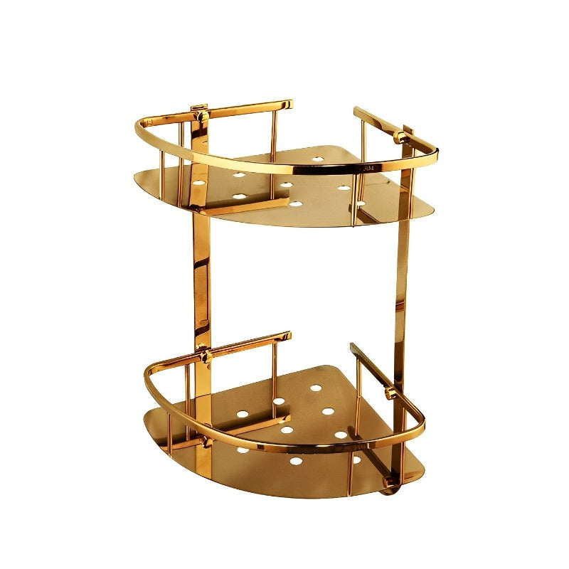Golden Plated Bathroom Hardware Set