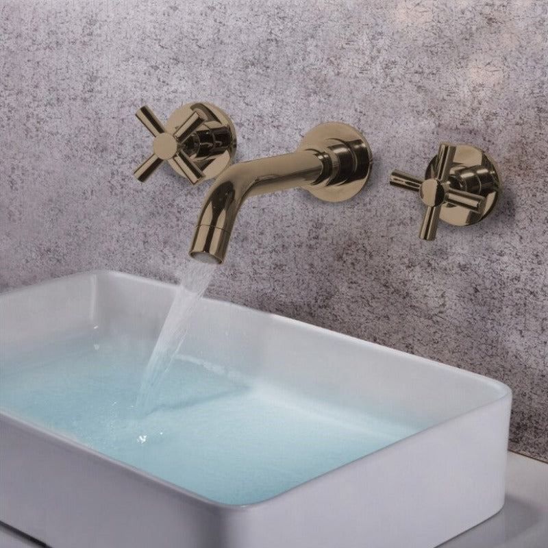 Dual Handle Sink Bathtub Basin Mixer Tap