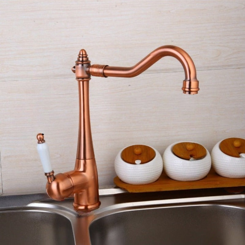 Spout Rotating Basin Sink Mixer Faucet Tap