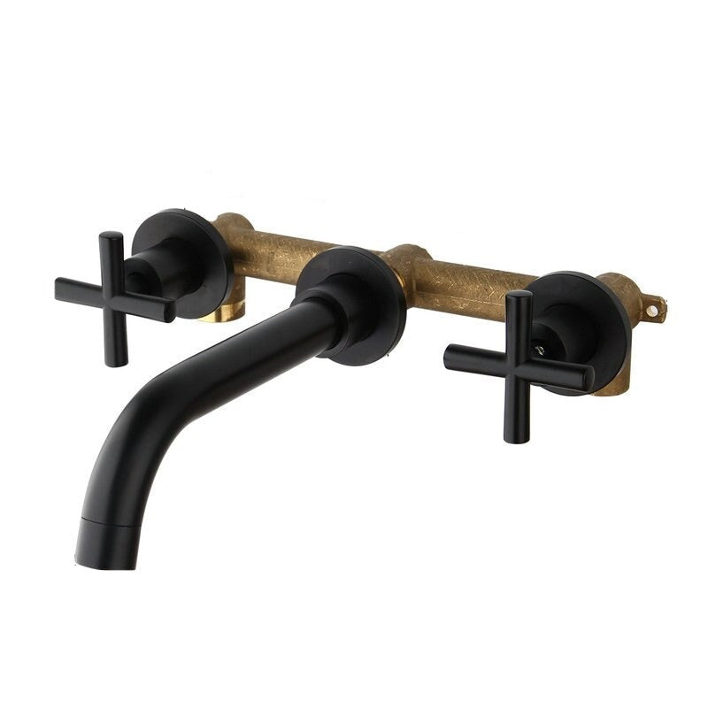 Dual Handle Sink Bathtub Basin Mixer Tap