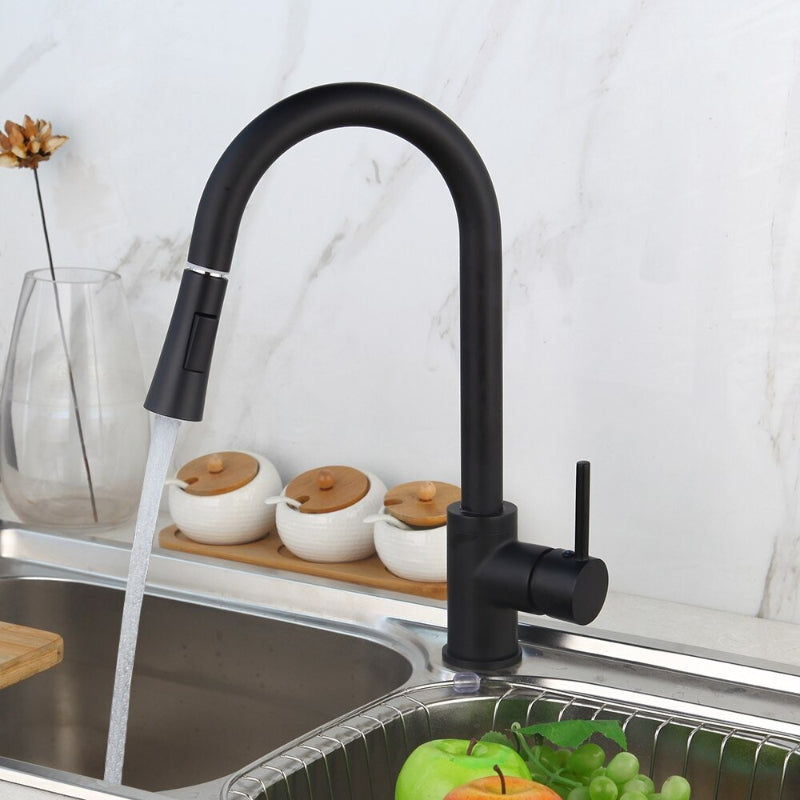 Single Hole Spout Kitchen Mixer Faucet Tap