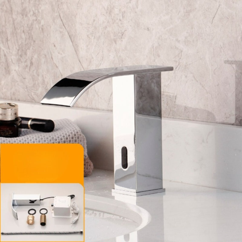 Deck Mounted Automatic Sensor Water Mixer Faucet