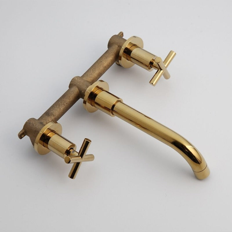 Dual Handle Sink Bathtub Basin Mixer Tap