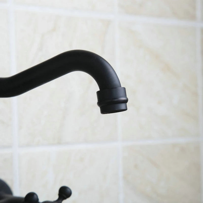 Wall Mount Spout Mixer Basin Faucet Tap