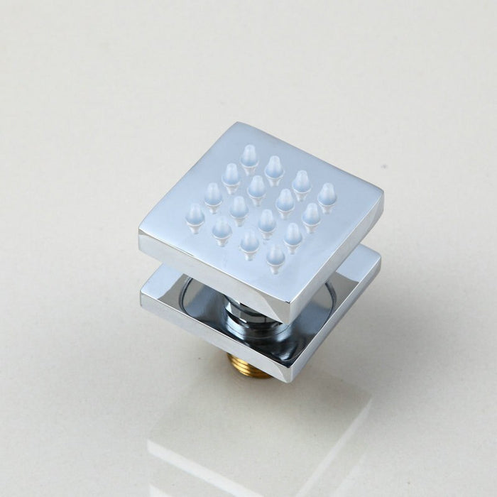Wall Mounted Square Shape Jets Shower Mixer Control