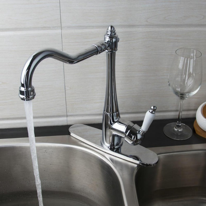 Spout Rotating Basin Sink Mixer Faucet Tap