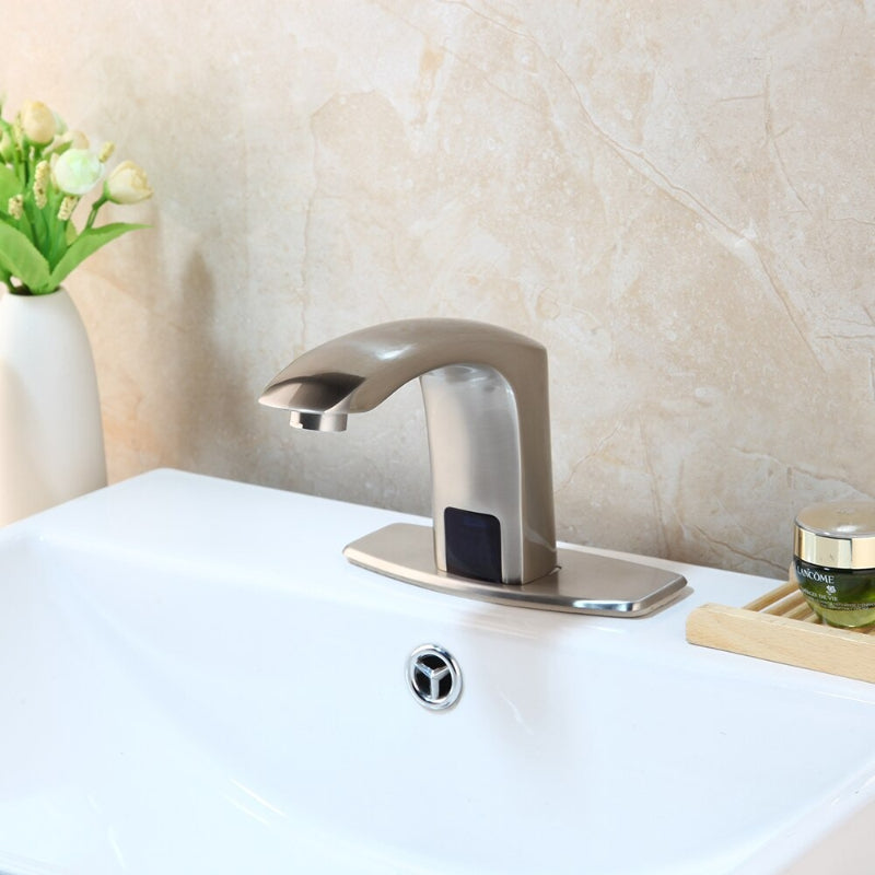 Solid Brass Automatic Touch-Free Infrared Sensor Faucet