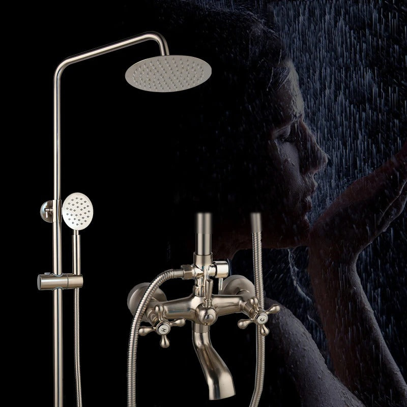 Handheld Spray Mixer Tap Wall Mounted Shower Set