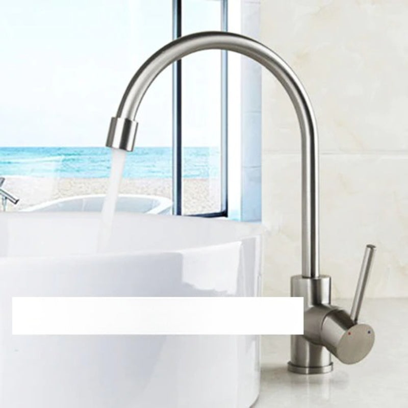 360 Swivel Nickel Brushed Stainless Steel Faucet