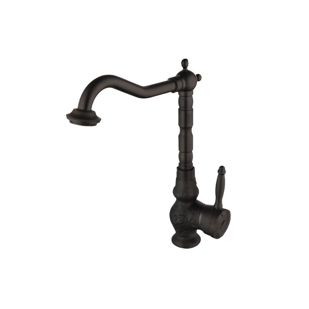 Dual Handles Bathroom Wash Basin Swivel Spray Tap