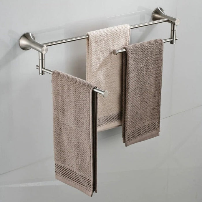 Wall Mounted Bathroom Towel Rail Holder