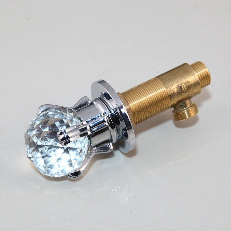 Waterfall Spout Diamond Handles Faucet Set