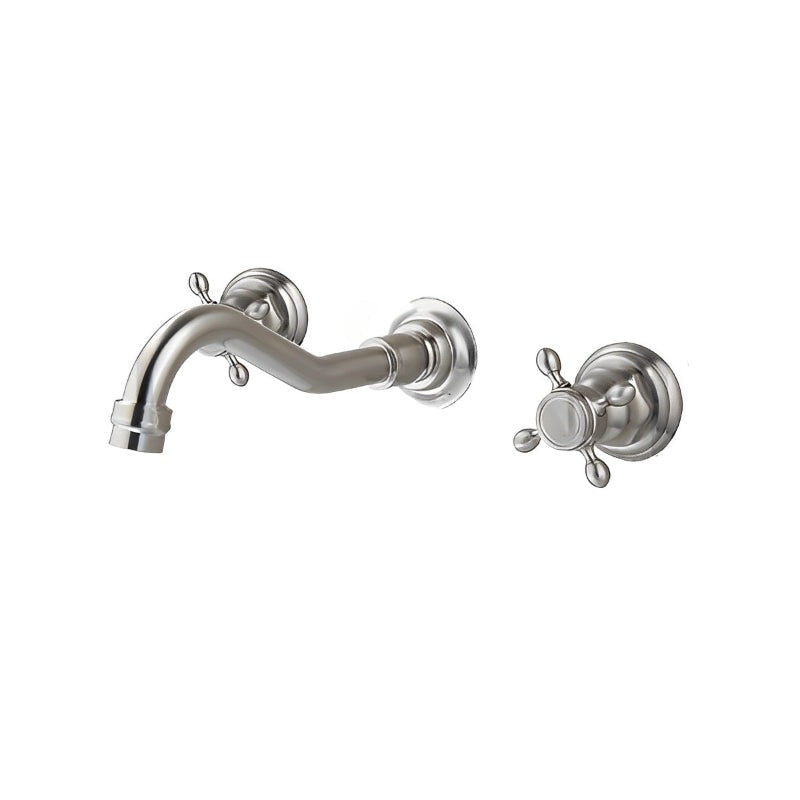 Antique 2 Handles Mixer Bathroom Faucet Tap