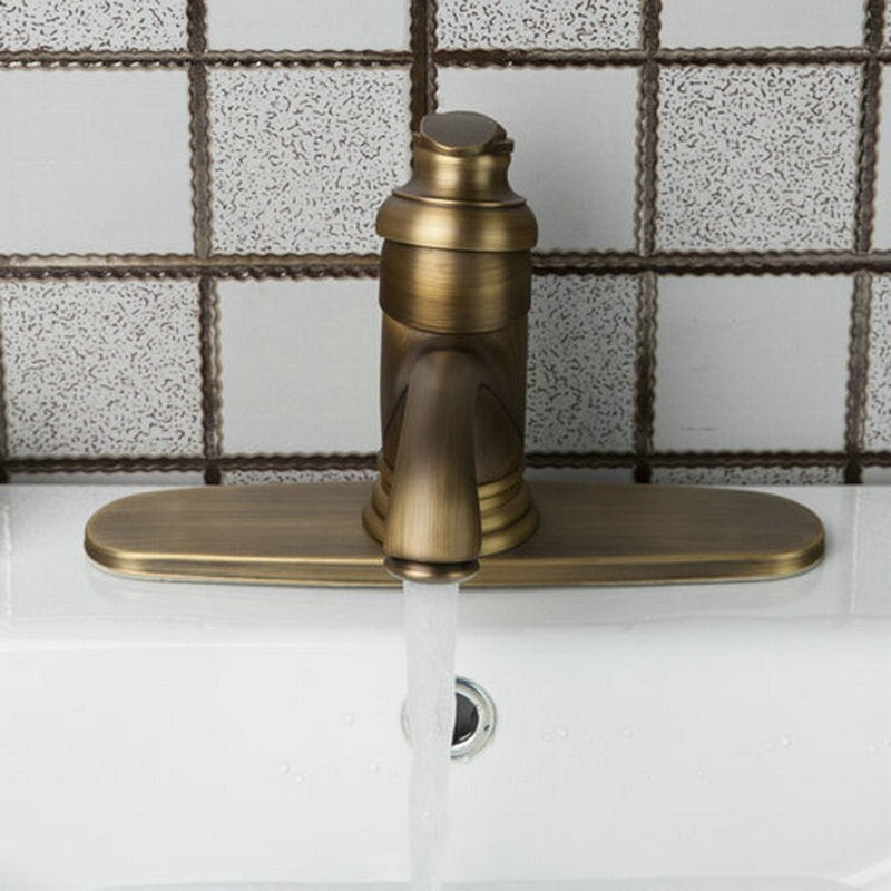 Antique Deck Mounted Basin Faucet