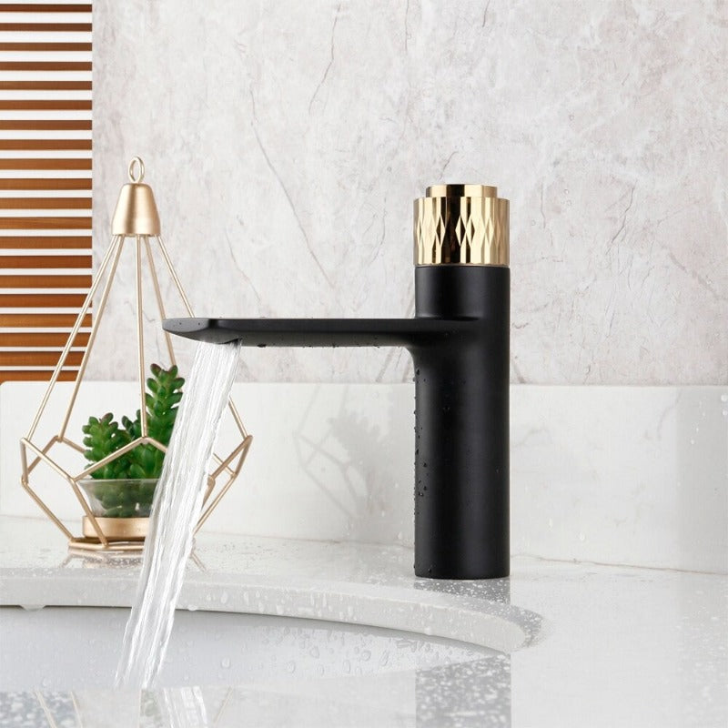 Bathroom Metered Faucet Solid Brass Tap With 6 Colors