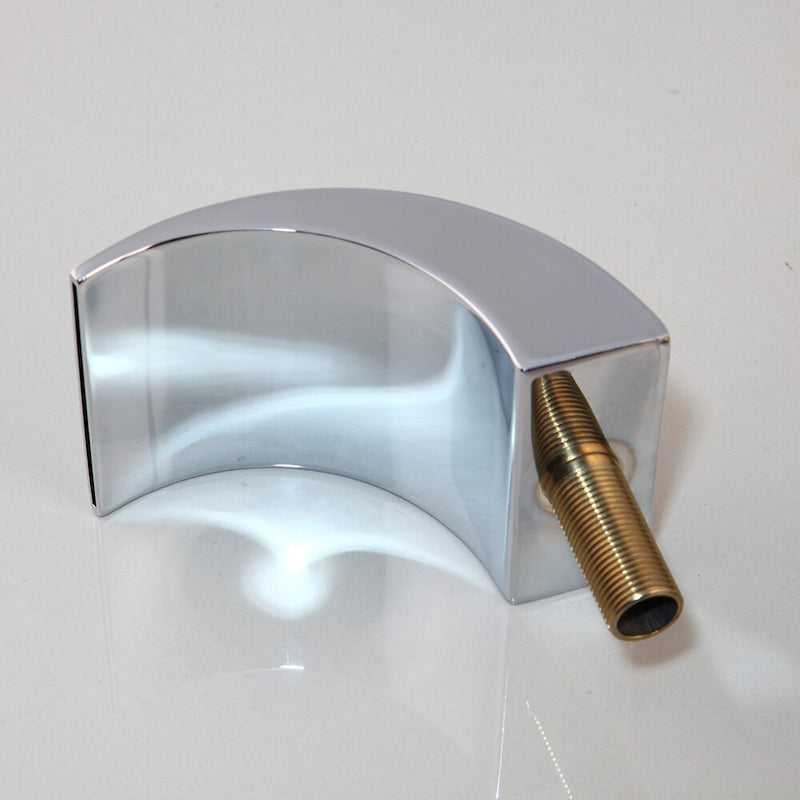 Waterfall Spout Diamond Handles Faucet Set