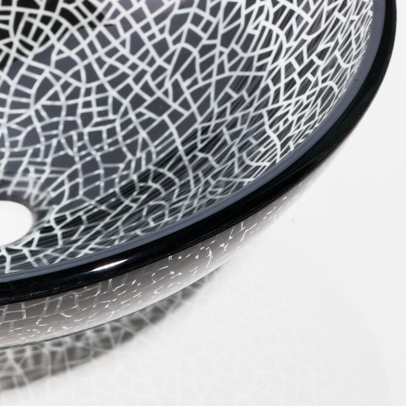 Round Bathroom Handmade Article Washbasin Sink Set