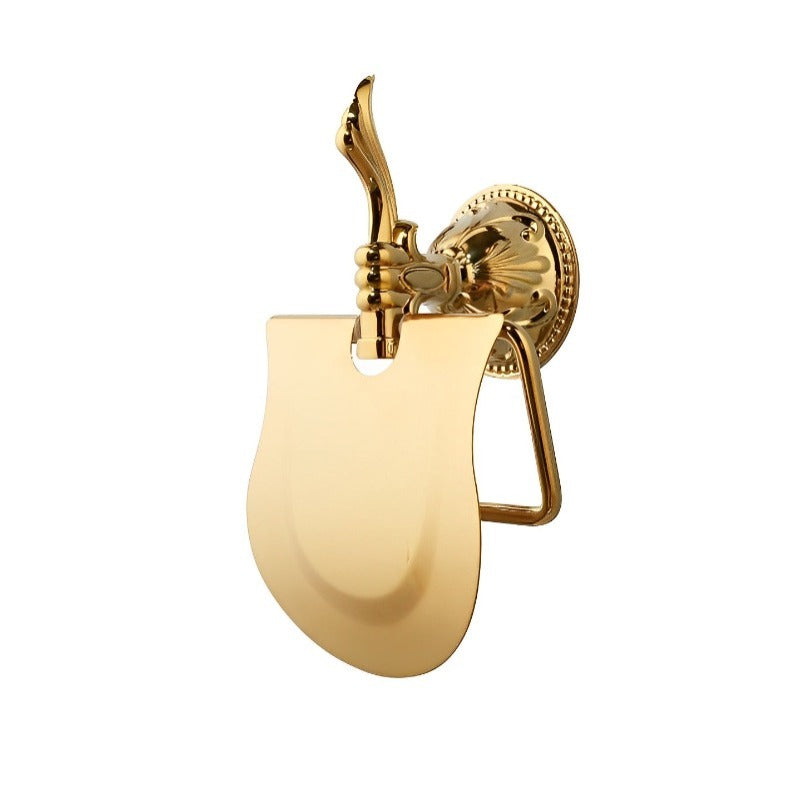 Golden Plated Bathroom Hardware Set