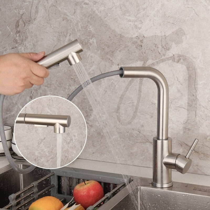 Kitchen Sink Stream Sprayer Head Mixer Taps