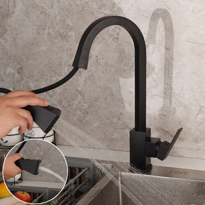 Kitchen Sink Stream Sprayer Head Mixer Taps