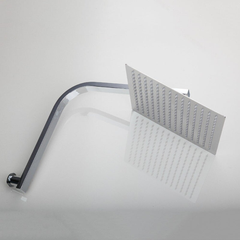 Chrome Brass Rain Shower Bathroom Faucet Set