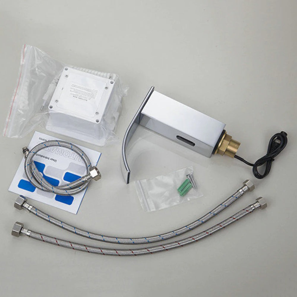 Chrome Brass Sink Mixer Sensor Faucet