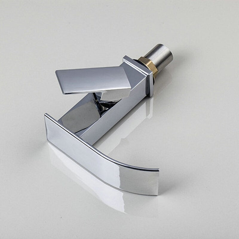 Chrome Silver Single Handle Waterfall Bath Basin Tap