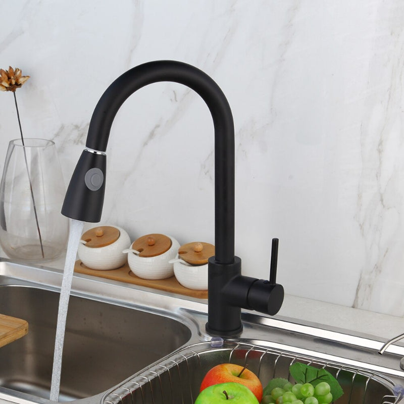 Single Hole Spout Kitchen Mixer Faucet Tap