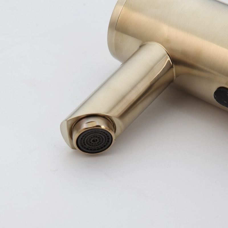 Brushed Gold Basin Automatic Touch Sensor Faucet