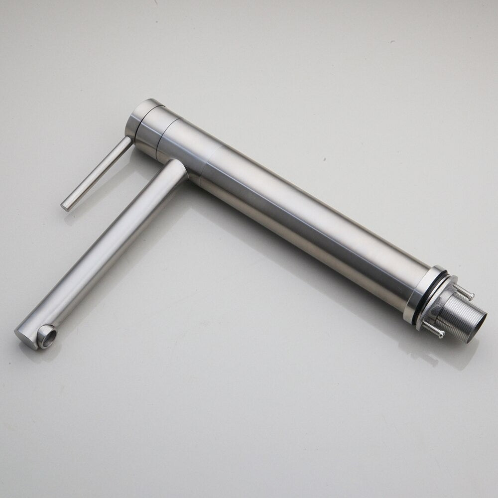 Long Spout Handle Deck Mount Mixer Faucet