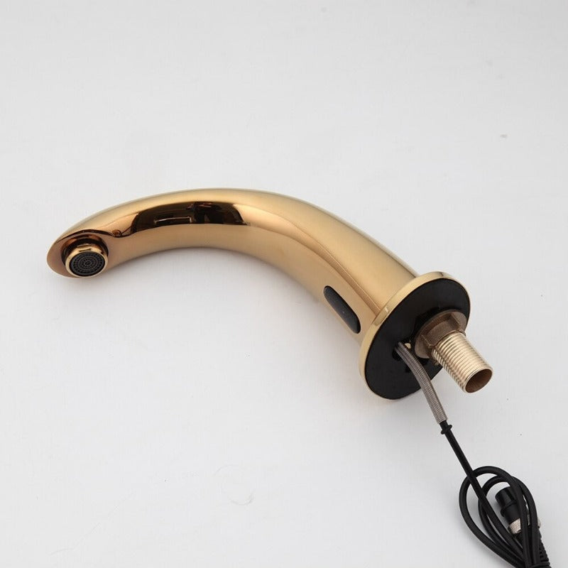 Automatic Sensor Golden Plated Basin Faucet