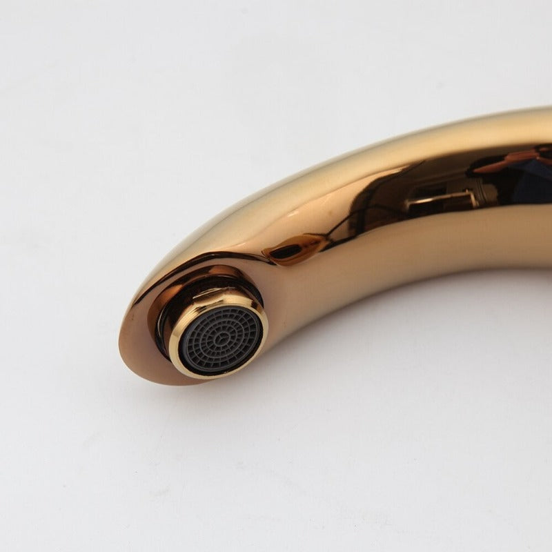 Automatic Sensor Golden Plated Basin Faucet
