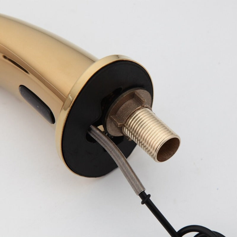 Automatic Sensor Golden Plated Basin Faucet