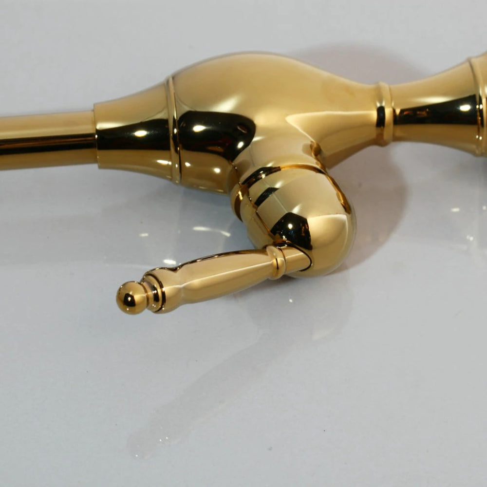 Luxury Gold Kitchen Mixer Sink Faucet