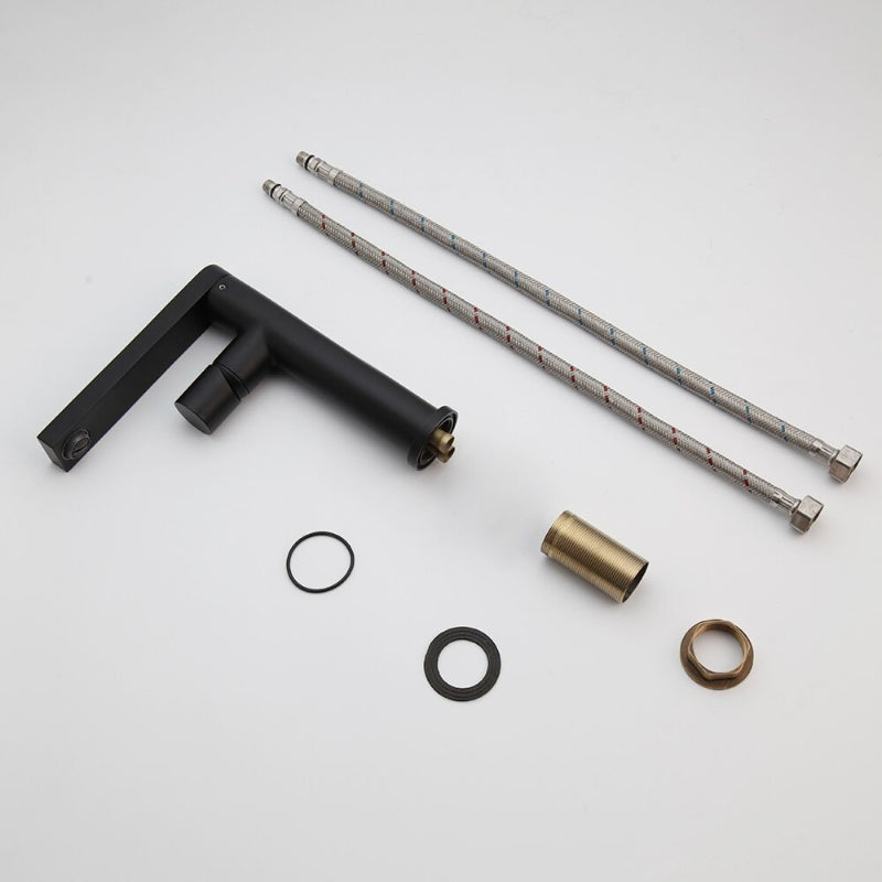 Matte Black Basin Faucet Mixer Water Tap
