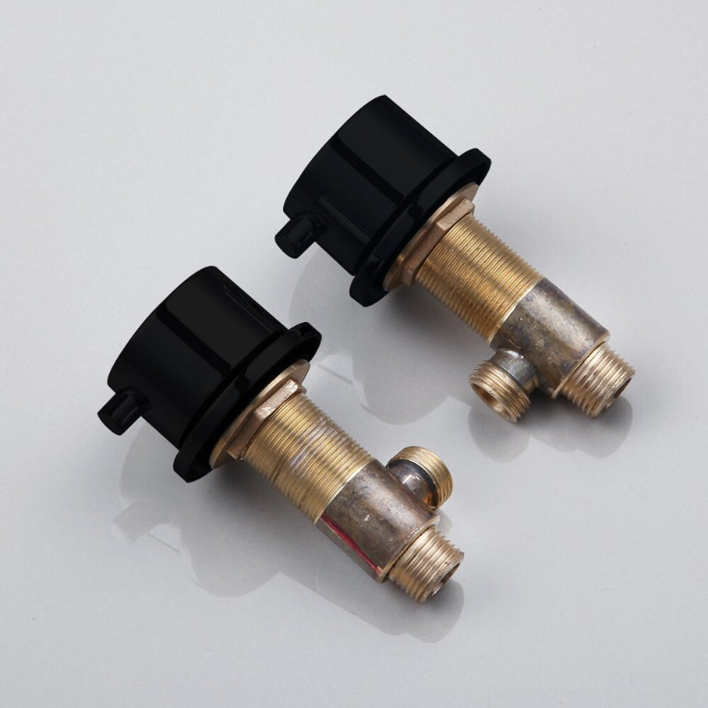 2 Handles Water Wash Basin Sink Mixer Faucet