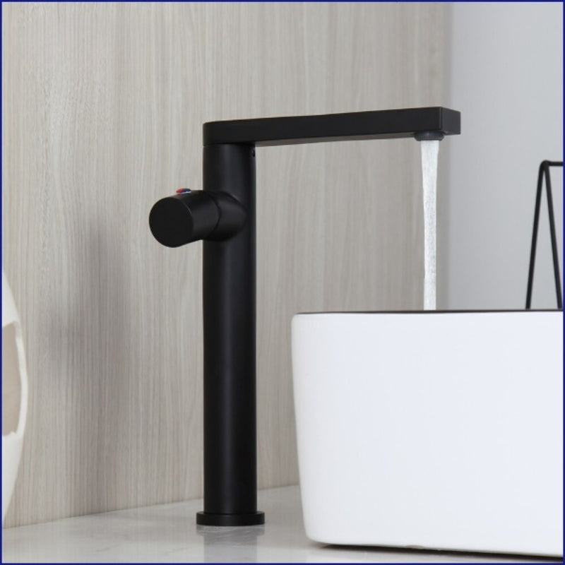 Matte Black Swivel Basin Sink Faucet