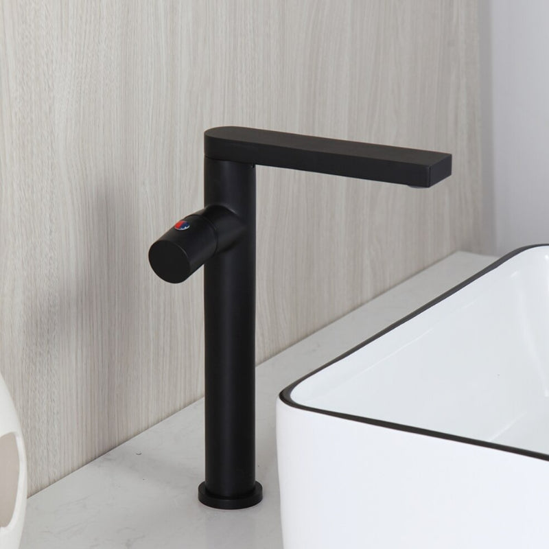 Matte Black Swivel Basin Sink Faucet