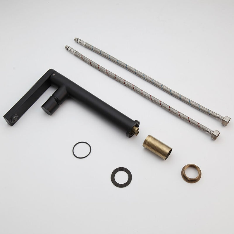 Matte Black Swivel Basin Sink Faucet